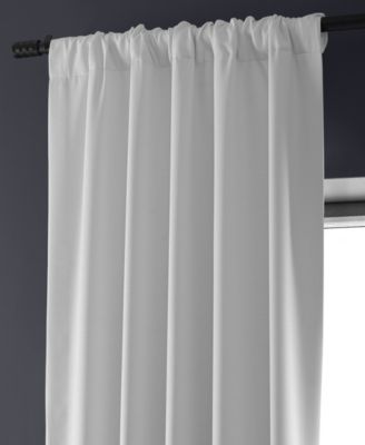 Faux Linen Hotel Blackout Curtain