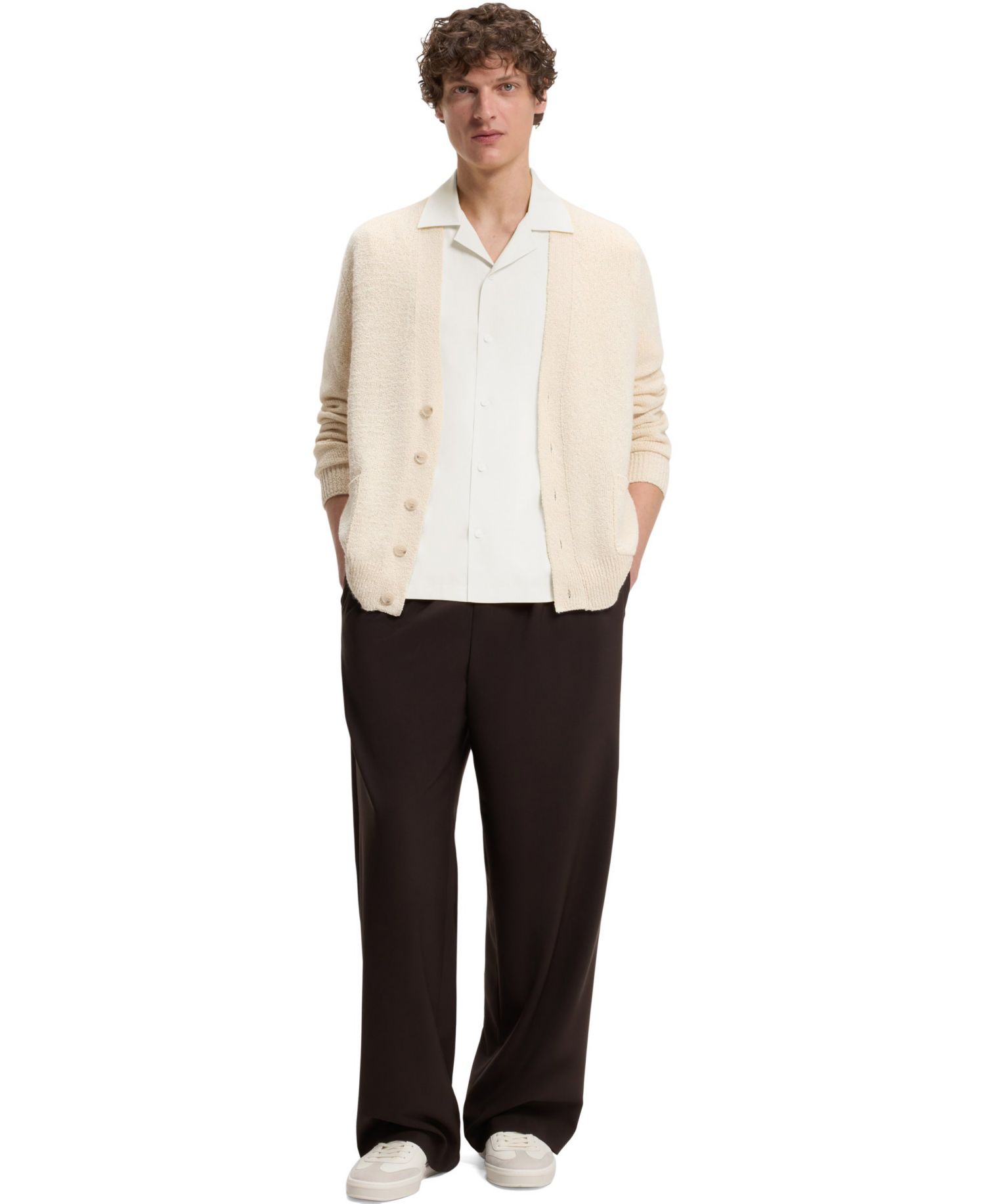 BECKHAM x BOSS Men's Relaxed-Fit Short-Sleeve Shirt