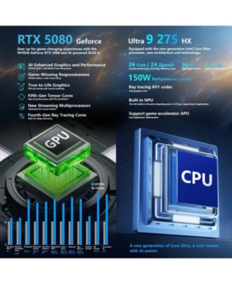 ZERO Traditional Laptop Intel Core Ultra 9 64GB RAM NVIDIA GeForce RTX 5080 2TB SSD Storage Windows 11 Home 360Hz