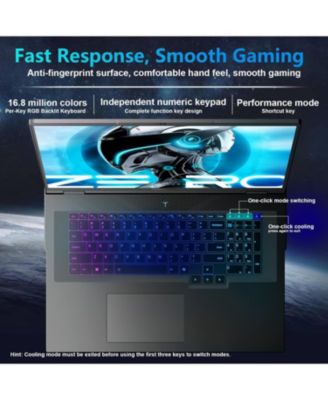 ZERO Traditional Laptop Intel Core Ultra 9 32GB RAM NVIDIA GeForce RTX 5080 2TB SSD Storage Windows 11 Home 240Hz