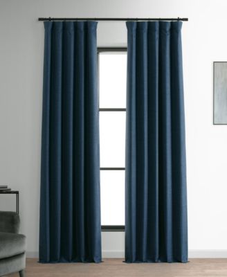 Faux Linen Hotel Blackout Curtain