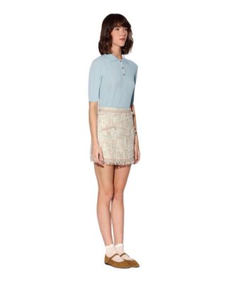 Women's Vallery Atlantic Tweed Mini Skirt