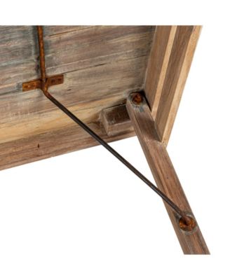 36" Wood Square Folding Table