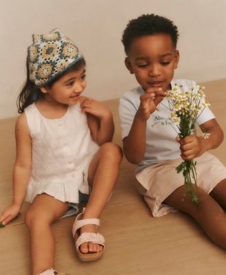 Toddler Girls' Bow Cherry Denim Shorts