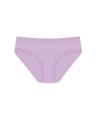 Bliss Lace-Trim Cotton Brief Underwear 3-Pack 156058MP