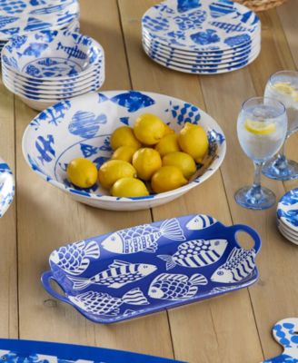 Fish Tale Dinner Plates, Set of 6