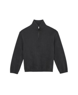 Men's Cotton-Blend Half-Zip Sweatshirt