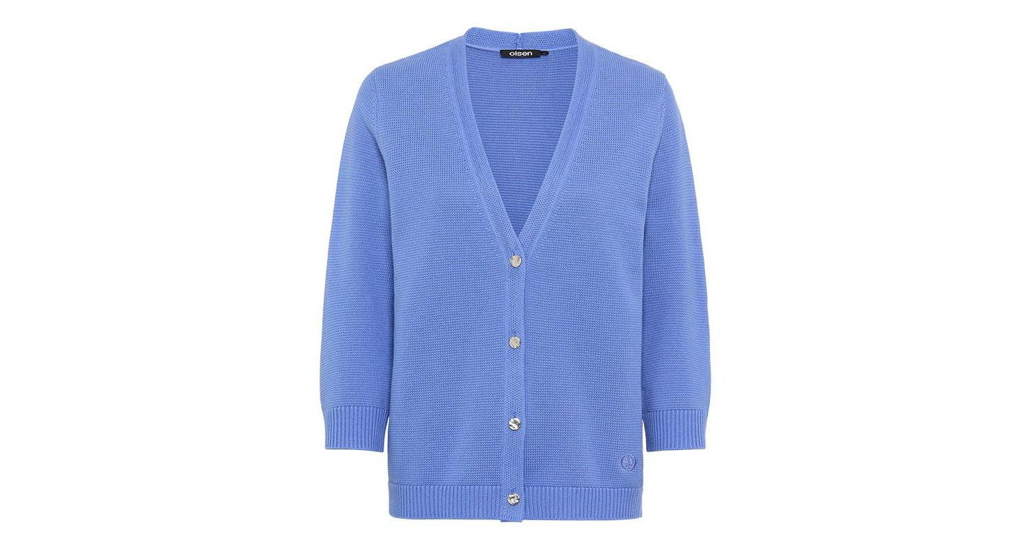 Women's Solid V-Neck Cardigan