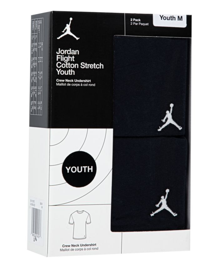 Jordan Big Boys Flight Base T Shirt Pack Of 2
