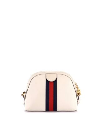 Small Ophidia Dome Shoulder Bag Leather