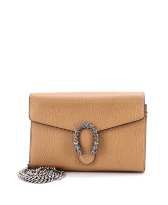 Small Dionysus Chain Wallet Leather with Embellished Detail
