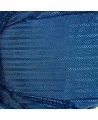 Medium Bicolor Double Zip Lux Tote Saffiano Leather