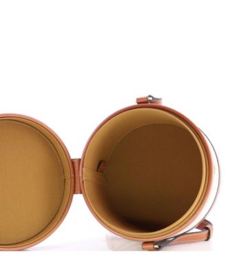 Medium Tambour Bag Triomphe Coated Canvas