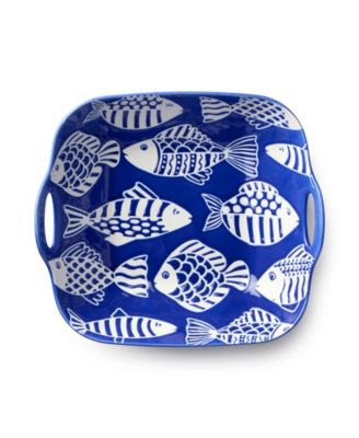 Fish Tale Square Bowl