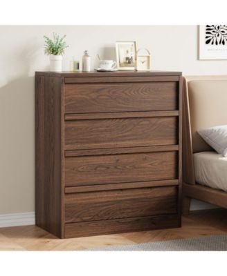 Drawers Dresser for Bedroom, Chest of Drawers with Embedded Handles Design