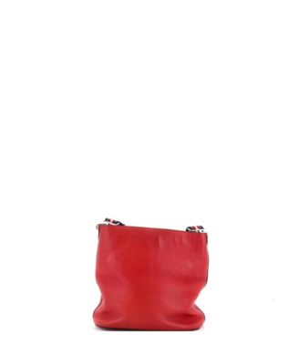 Small Logo Bucket Messenger Bag Vitello Phenix