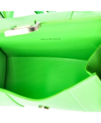 XS Hourglass Top Handle Bag Leather