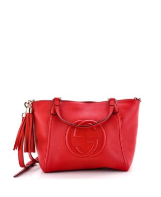 Small Soho Convertible Top Handle Bag Leather