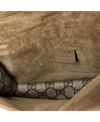 Small Dionysus Bag GG Coated Canvas with Crystal Embellished Metal