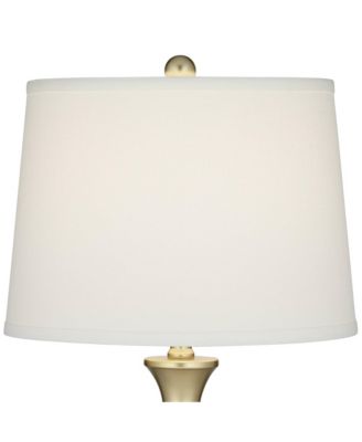 Karl 27 1/2" Tall Modern Table Lamps Set of 2 Full Range Dimmer USB Port Gold Metal Living Room Charging