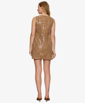 Women's Shift Embellished & Sequin Dresses | Macy's