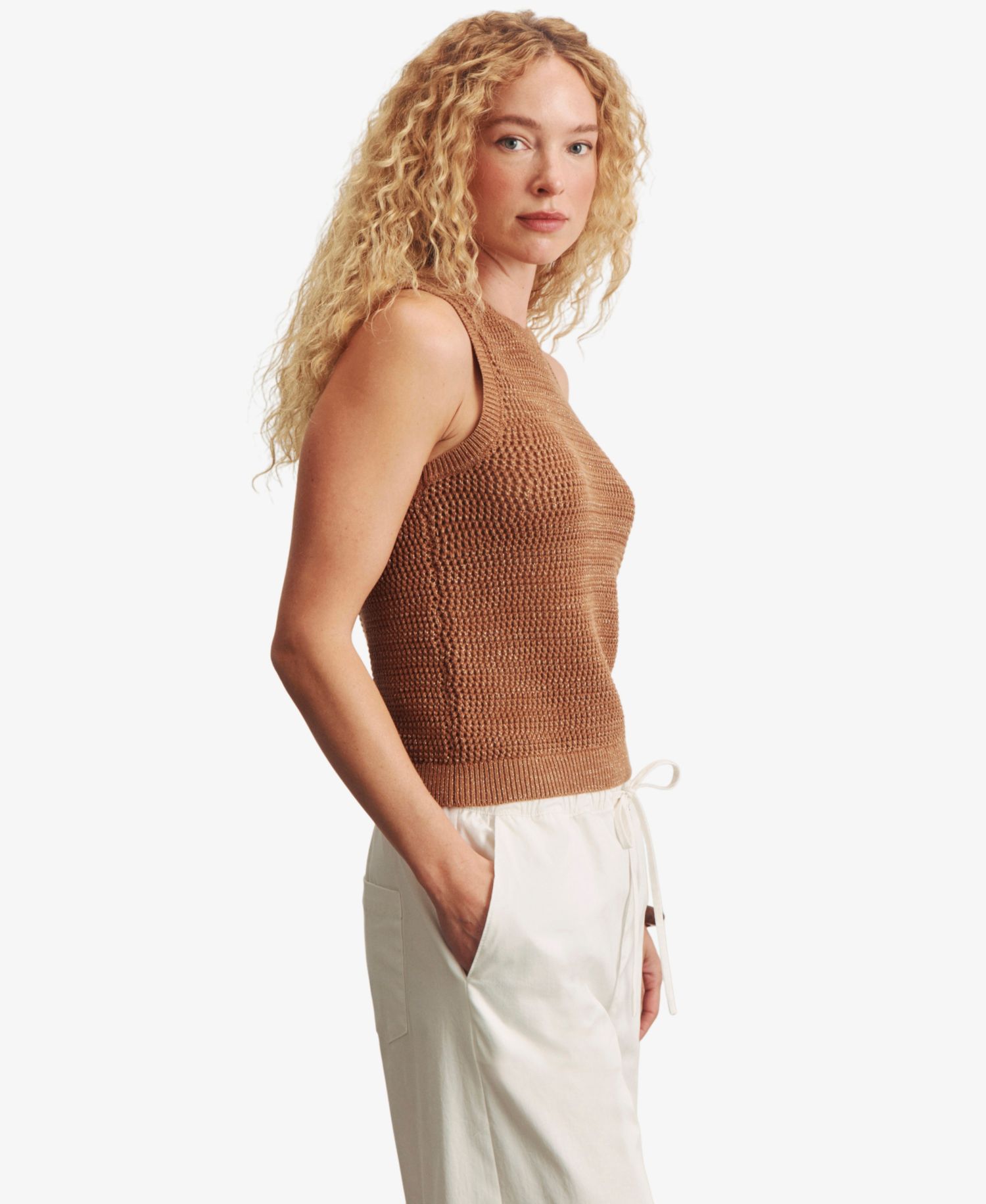 Women's State Crewneck Halter Tank Top