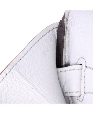 Birkin 30 Handbag Blue Clemence with Palladium Hardware