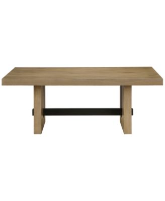 Macai 48" Wood Rectangle Coffee Table