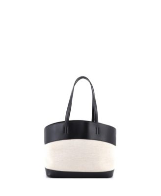 Small Charming Tote Canvas with Leather