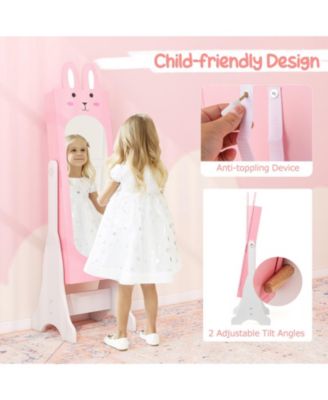 Princess Vanity Table and Chair Set with Jewelry Armoire and Mirror