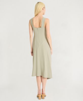 Women's Square Neck Midi Dress