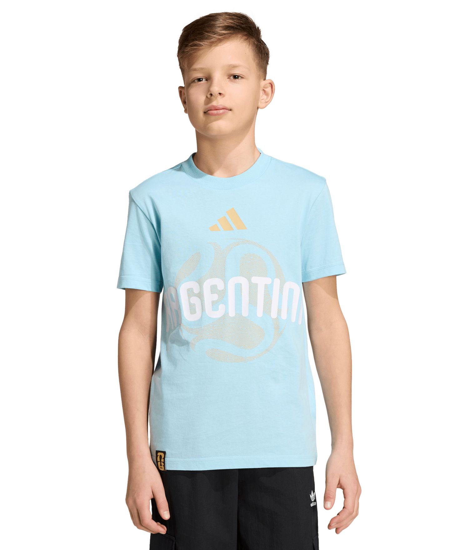 Детская футболка adidas FIFA World Cup 2026 Argentina Short-Sleeve T-Shirt, цвет: Синий — фото 2