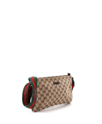 Small Web Strap Messenger Bag GG Canvas