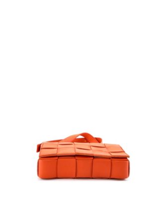 Small Cassette Crossbody Bag Maxi Intrecciato Leather