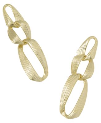 Kira 14k Gold-Tone Over Brass Statement Earrings