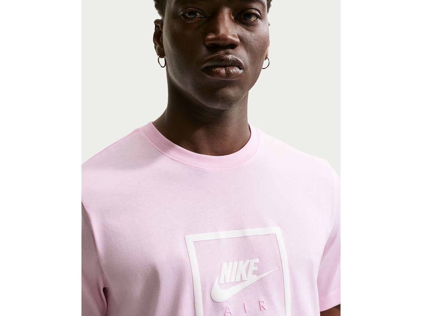 Мужская футболка Nike Futura Air Square Short-Sleeve, цвет: Розовый пенный — фото 3