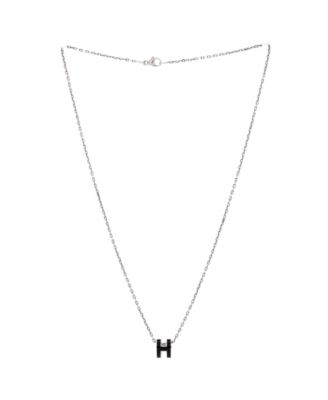 Pop H Pendant Chain Necklace
