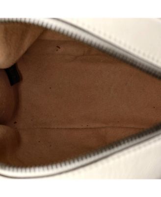 Mini GG Marmont Round Shoulder Bag Matelasse Leather