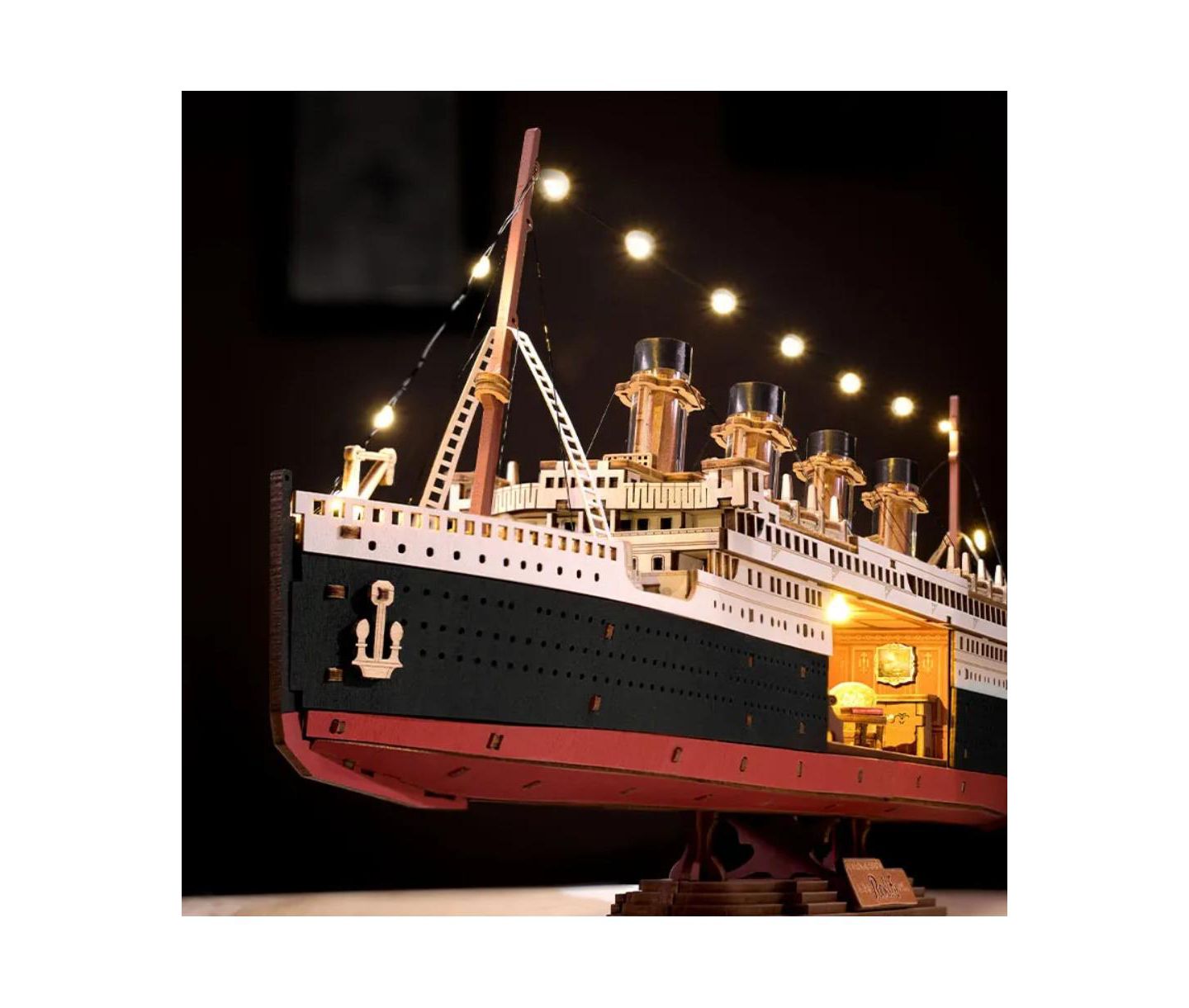 Детская игрушка Flash Popup 3D Puzzle 1912 Ocean Liner 433pcs DIY Lights Up — фото 2
