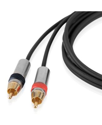 RCA to XLR Audio Cord - Dual RCA Male To XLR Female Connector 5 ft Heavy Duty Portable Professional Speaker Cable Wire Adapter