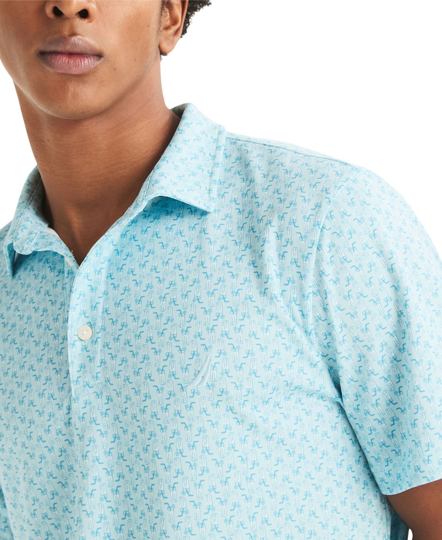 Men's Drink Print Golf Polo Shirt