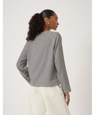 Women's Matilda Gingham Raglan Top