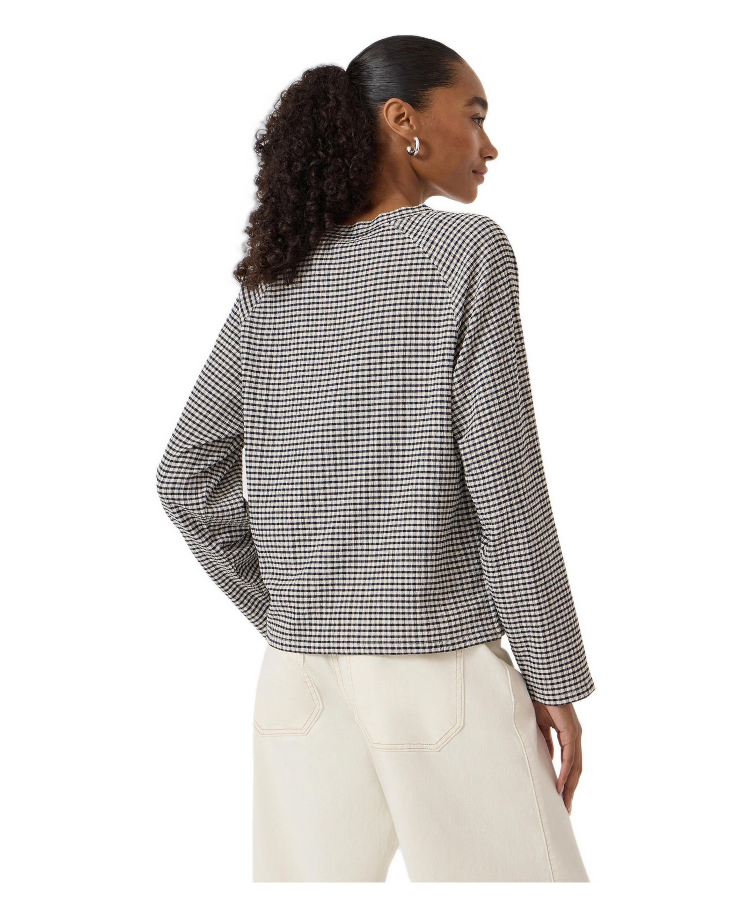 Women's Matilda Gingham Raglan Top