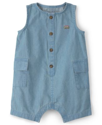 Baby Boys' Beach Cruiser Chambray Sleeveless Romper