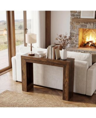 41.3 Inch Console Table, Narrow Entryway Table, Small Sofa Table Behind Couch