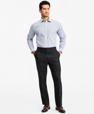 Men's Classic-Fit Green Plaid Suit Separate Pants