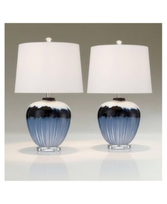 Hulda 26" High Art Glass Table Lamp Set of 2