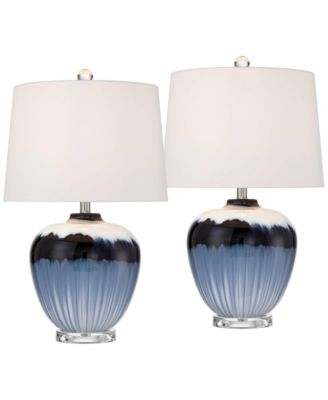 Hulda 26" High Art Glass Table Lamp Set of 2