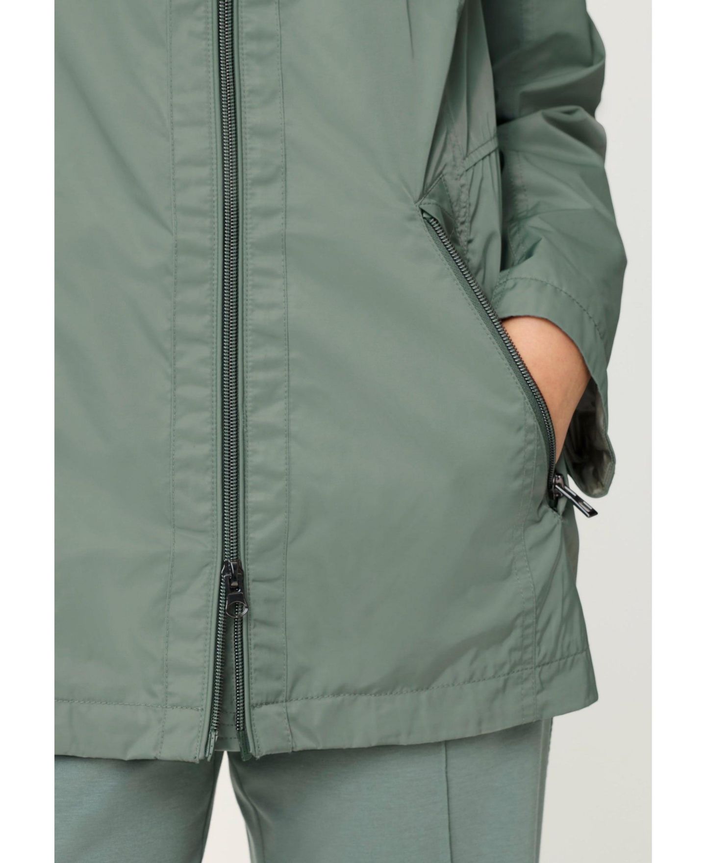 Женская куртка Olsen Jacket with Removeable Hood, цвет: Тёмный шалфейный — фото 5