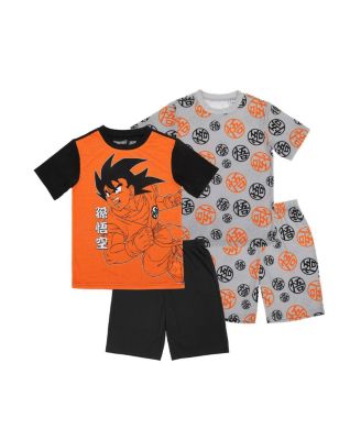 Big Boys Goku and Kanji 4-Pack Pajama Set -14
